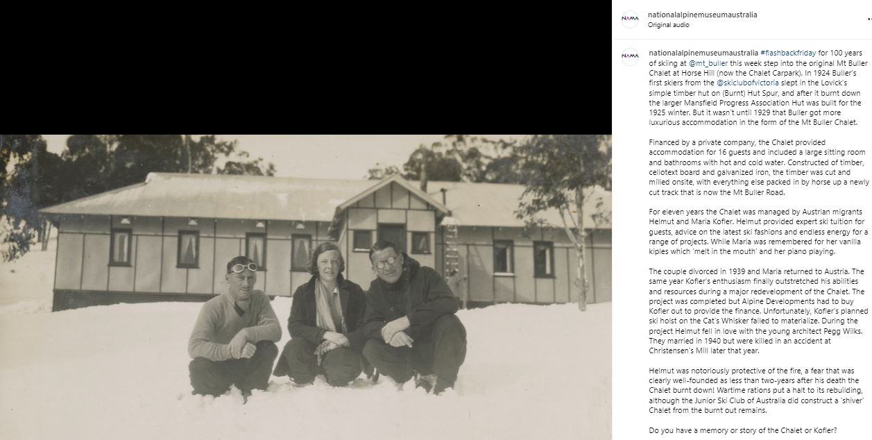 Historic images and stories from the 100 years of skiing on Mt Buller as shared by the National Alpine Museum