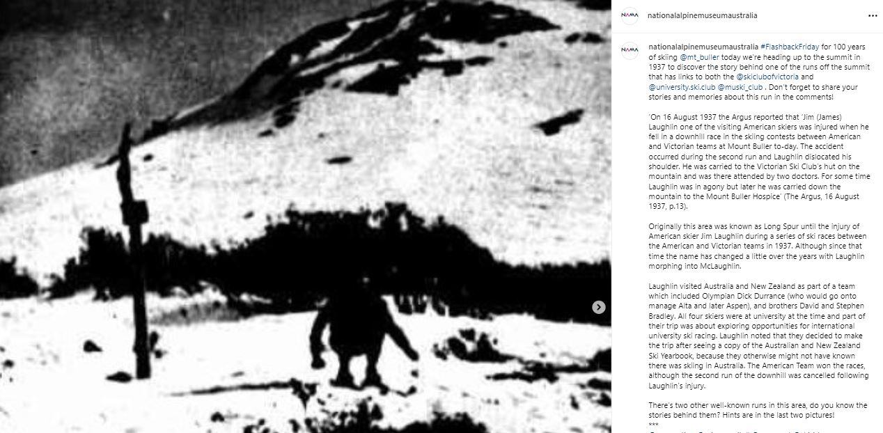Historic images and stories from the 100 years of skiing on Mt Buller as shared by the National Alpine Museum