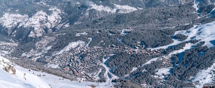 Meribel in Les 3 Vallees France is one of Mt Buller's sister resorts