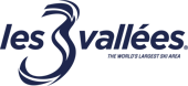 Logo for Les 3 Vallees sister resort in France. 2024