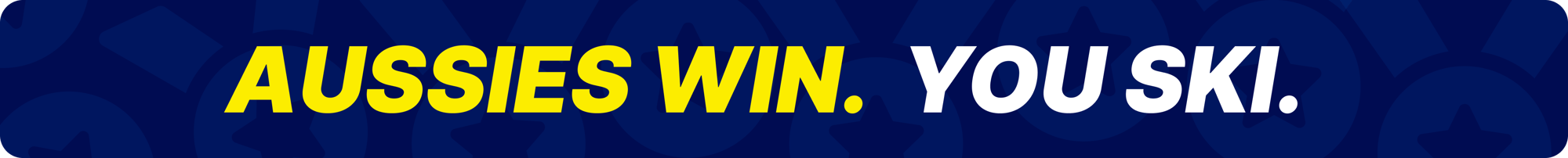 Aussies Win. You Ski. Medal Flash Deal.