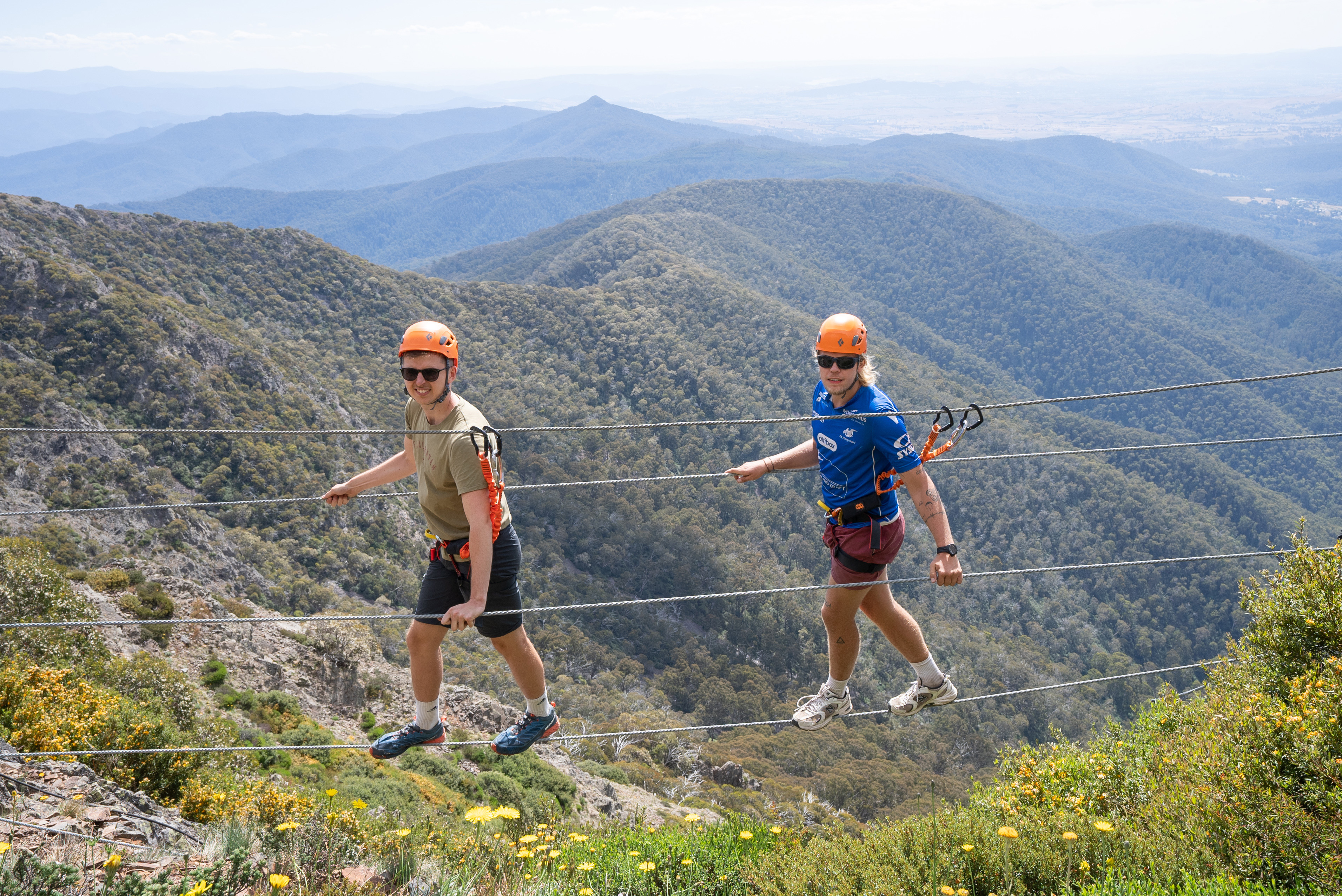 RockWire Via Ferrata Mt Buller