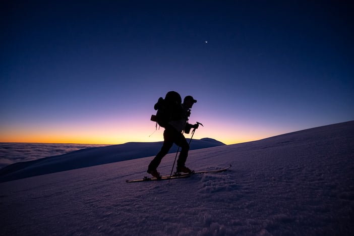 34 The last bit of light on Mt Bogong. Credit Mark Watson