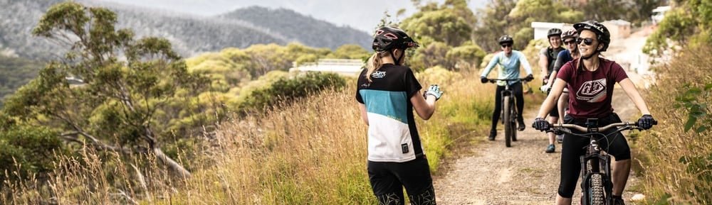 Mt Buller offers 60+kms of trails for all level of mountain bike riders to explore in cool alpine air