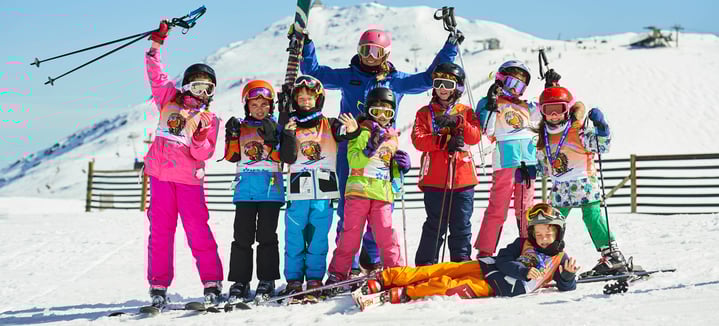Learning is fun with friends in the Mt Buller Ski &amp; Snowboard School